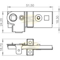 Porta escova do alternador Ford Transit Chassi 2011 a