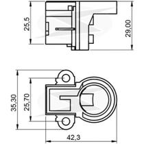 Porta escova do alternador Jeep Grand Cherokee 2007 a 2010