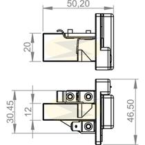 Porta escova do alternador Volkswagen Kombi 1960 a 2014