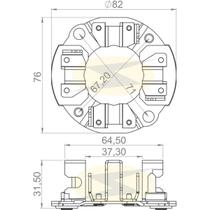 Porta escova do motor de partida Bandeirante 1993 a 2001 Porta escova do motor de partida Bandeirante 1993 a 2001