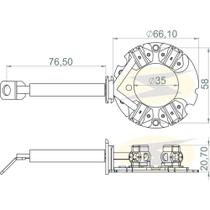 Porta escova do motor de partida Chevrolet S10 2000 a 2001