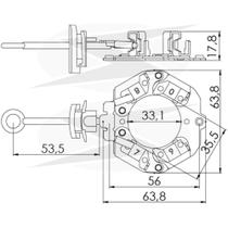 Porta escova do motor de partida Cooper Coupe 2011 a 2018