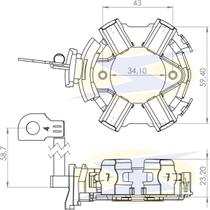 Porta escova do motor de partida Mb G-Class 1997 a 2017