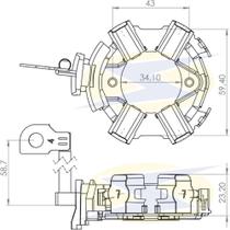 Porta escova do motor de partida Mb S-Class 1991 a 2019