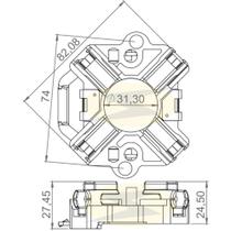 Porta escova do motor de partida Mb Sl-Class 1993 a 1998