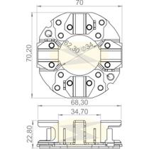 Porta escova do motor de partida Nissan Frontier 1999 a 2001 Porta escova do motor de partida Nissan Frontier 1999 a 2001