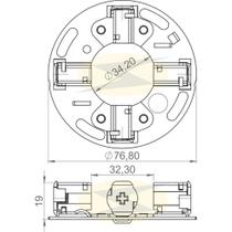 Porta escova do motor de partida Sprinter Furgão 2001 a 2016 Porta escova do motor de partida Sprinter Furgão 2001 a 2016