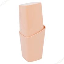 Porta Escova E Creme Dental Com Tampa Para Bancada Pia Lavabo Banheiro Square Porta Escova E Creme Dental Com Tampa Para Bancada Pia Lavabo Banheiro Square