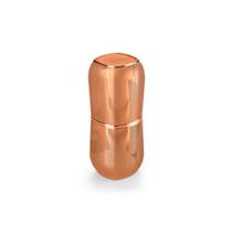 Porta Escova e Pasta Cobre Rose Banheiro Espelhado Acrilico - ARTHI