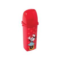 Porta Escova em polipropileno Minnie 290ml - Plasútil