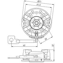 PORTA ESCOVA MOTOR PARTIDA para KIA BONGO 2500 TCI HYUNDAI H