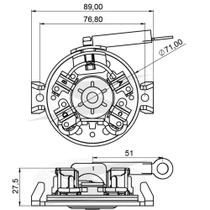 PORTA ESCOVA MOTOR PARTIDA para NOVA S10/ TRAILBLAZER 2.8 15