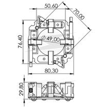 PORTA ESCOVA MOTOR PARTIDA para TRATOR VALMET/ NEW HOLLAND/