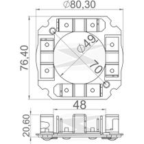 PORTA ESCOVA MOTOR PARTIDA para VALTRA/ JOHN DEERE/ VOLVO MO