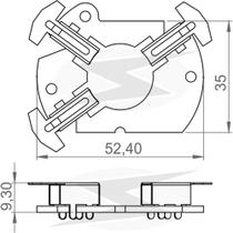 PORTA ESCOVA PARABRISA para GM/ FIAT/ FORD/ VOLKSWAGEN