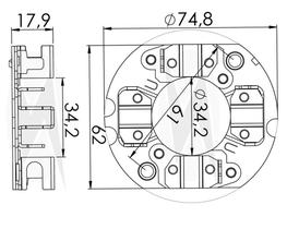 Porta escova partida thermo king ts-200 / ts-300 / ts-500