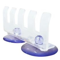 Porta Escova Suporte Para 4 Escovas Dentais Em Acrilico 2Mm Porta Escova Suporte Para 4 Escovas Dentais Em Acrilico 2Mm