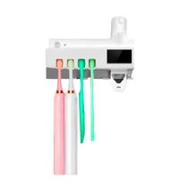 Porta Escovas Com Esterilizador uv Recarregável Solar