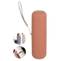 Porta Escovas De Dente e Creme Pasta Dental Para Viagem Bolsa Estojo Portátil