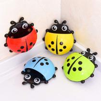 Porta-escovas de dentes WOIWO Cute Creative Seven-Star Ladybug x4