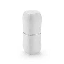 Porta Escovas e Creme Dental com Tampa Branco com Prata 1924 - Arthi