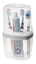 Porta Escovas e Pasta de Dente Organizador Multiuso Porta Escovas e Pasta de Dente Organizador Multiuso