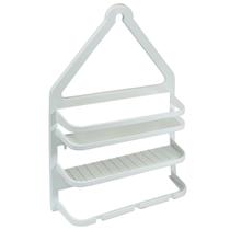 Porta Escovas Shampoo, Sabonete e Acessórios de Banho Branco