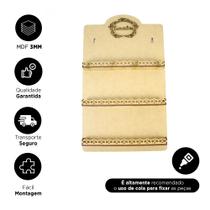 Porta Esmalte Expositor MDF Prateleira 3mm Manicure