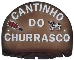 Porta Espeto De Parede Cantinho Do Churrasco Para 7 Espetos