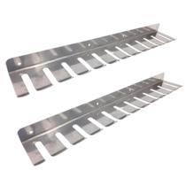 Porta Espeto De Parede Inox Para 12 Espetos - Churrasqueira