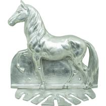 Porta Espeto Em Alumínio Parede Modelo Cavalo Churrasco 30cm Porta Espeto Em Alumínio Parede Modelo Cavalo Churrasco 30cm