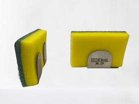 Porta Esponja Inox Com Ventosa Suporte Multifuncional P/ Pia