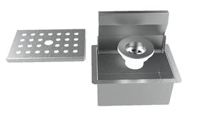 Porta Esponja Inox Escovado C/ Válvula Para Cozinha Pia Embutir 15x11cm Horizontal Porta Esponja Inox Escovado C/ Válvula Para Cozinha Pia Embutir 15x11cm Horizontal