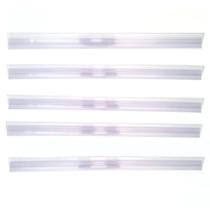Porta Etiqueta Bandeja Gondola LX 92 Cm Transparente Kit Com 10