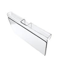 Porta Etiqueta de Gancho 75x45mm Expositor Porta Preço PETG - 100 Und