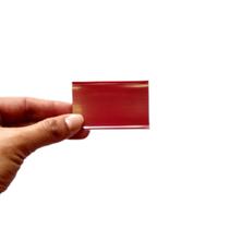 Porta Etiqueta Preço c/ Fita Dupla Face 3M 6cm x 3,5cm VERMEL U - Kit 100 Un