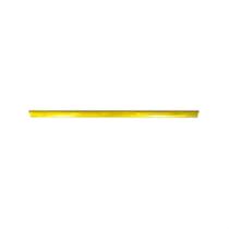 Porta Etiqueta Simples Amarelo 90cm com Acrílico New Plus/plus - Sa Gôndolas