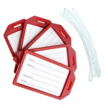 Porta-Etiquetas de Bagagem Specialist ID Premium - Rígido, para Cia Aérea - Pacote com 5 Unidades (Vermelho) Porta-Etiquetas de Bagagem Specialist ID Premium - Rígido, para Cia Aérea - Pacote com 5 Unidades (Vermelho)