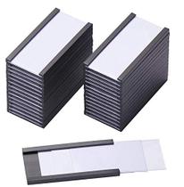 Porta Etiquetas Magnéticos EEOYU Kit com 30 Unidades 2,5x5 cm
