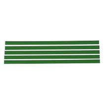Porta etiquetas simples para gondulas sa 905mm verde 5x1
