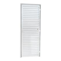 Porta Fechada Linha 25 210cm x 60cm Brimak Abertura Esquerda Branco Porta Fechada Linha 25 210cm x 60cm Brimak Abertura Esquerda Branco