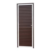 Porta Fechada Linha 25 210cm x 80cm Brimak Abertura Direita Mix Corten Porta Fechada Linha 25 210cm x 80cm Brimak Abertura Direita Mix Corten
