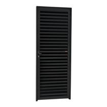 Porta Fechada Linha 25 210cm x 80cm Brimak Abertura Esquerda Preto Porta Fechada Linha 25 210cm x 80cm Brimak Abertura Esquerda Preto