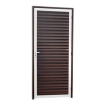 Porta Fechada Super 25 210cm x 86cm Brimak Abertura Esquerda Mix Corten Porta Fechada Super 25 210cm x 86cm Brimak Abertura Esquerda Mix Corten