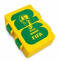 Porta Figurinhas Copa 2026 com Repartição Interna Cor:Amarelo Porta Figurinhas Copa 2026 com Repartição Interna Cor:Amarelo