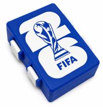 Porta Figurinhas Copa 2026 com Repartição Interna Cor:Azul