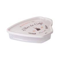 Porta Filtro de Café em Plástico com Tampa Decorada Bege 850ml - Plasutil Porta Filtro de Café em Plástico com Tampa Decorada Bege 850ml - Plasutil