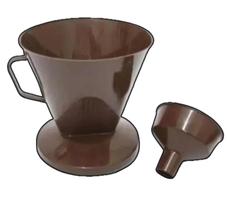 Porta Filtro De Café Suporte Coador 103 Com Funil P/ Garrafa Porta Filtro De Café Suporte Coador 103 Com Funil P/ Garrafa