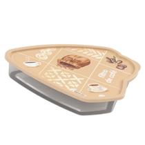 Porta filtro de papel de café decorado bege Plasutil ref.6144 Porta filtro de papel de café decorado bege Plasutil ref.6144