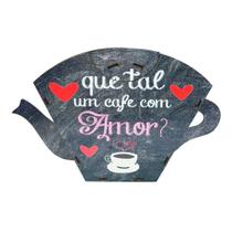 Porta Filtro de Papel para Coador de Café Decorativo - Café com Amor Porta Filtro de Papel para Coador de Café Decorativo - Café com Amor